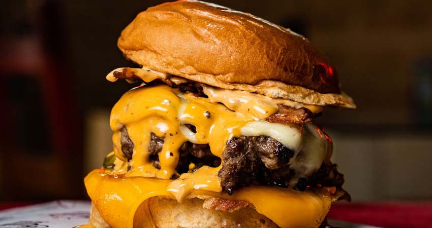 Foto d'una hamburguesa