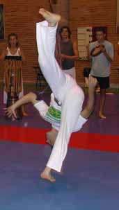 Una activitat de capoeira.