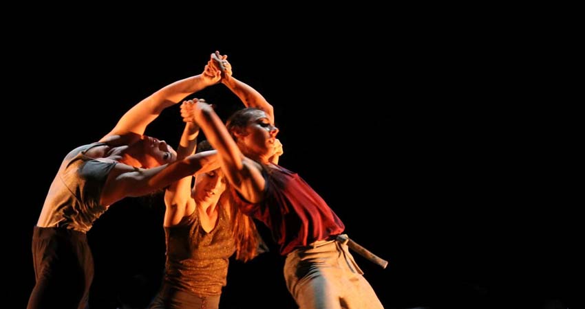 Three dancers