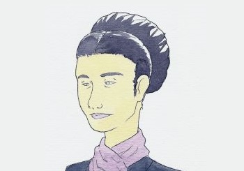 Sef-portrait of Simone de Beauvoir