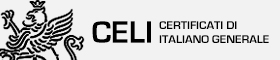 This opens a new window CELI  (Certificato di Lingua Italiana)