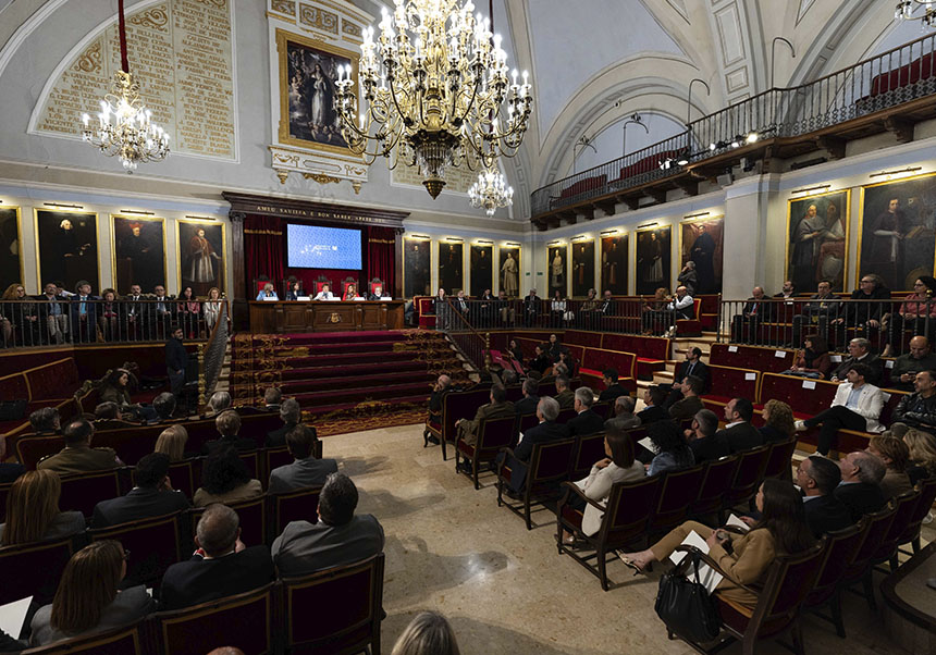 Celebración del acto en el Paraninfo
