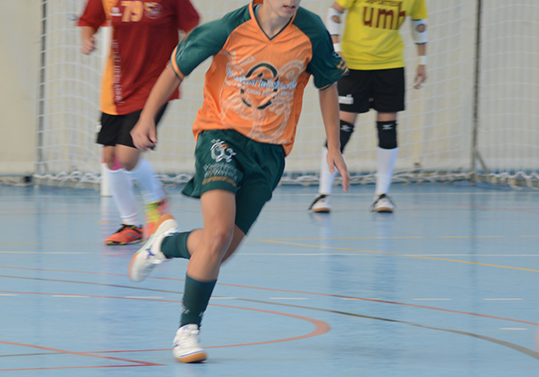 Un partit amb participació d'esportistes de la Universitat.