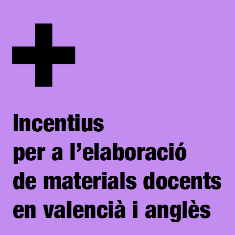 Incentius per a l'elaboració de materials docents en valencià i anglès