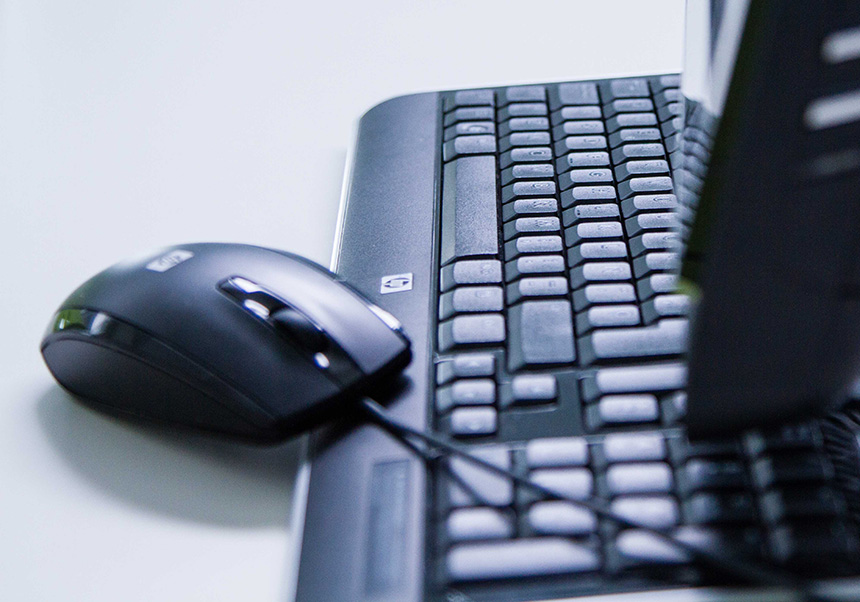 Image of a computer keyboard