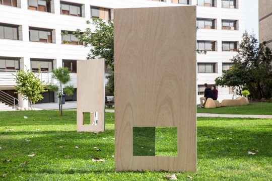 Obra premiada en la Mostra art públic / universitat pública, edició de 2016. © Miguel Lorenzo