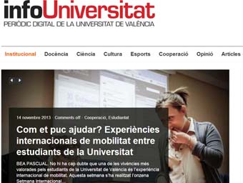 Portada d'InfoUniversitat.