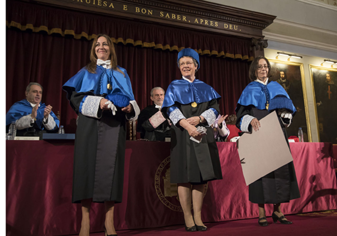 Pascuala García Martínez, Jocelyn Bell,Carmen Martínez Tomás.