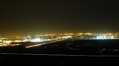Aeropuerto de Manises de noche