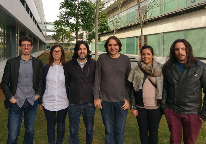 (From left to right). Francisco Grimaldo, Emilia López-Iñesta, Jesús Gimeno, Marcos Fernández, Lucía Hipólito and Daniel García-Costa.