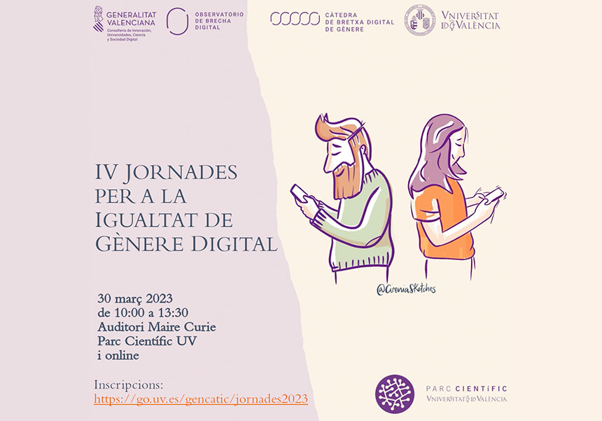 Cartell IV Jornades per a la Igualtat de Gènere Digital