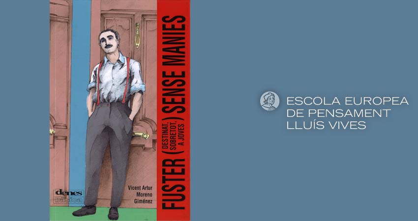Portada del libro. Joan Fuster dibujado