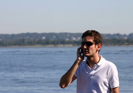 Man talking on the phone