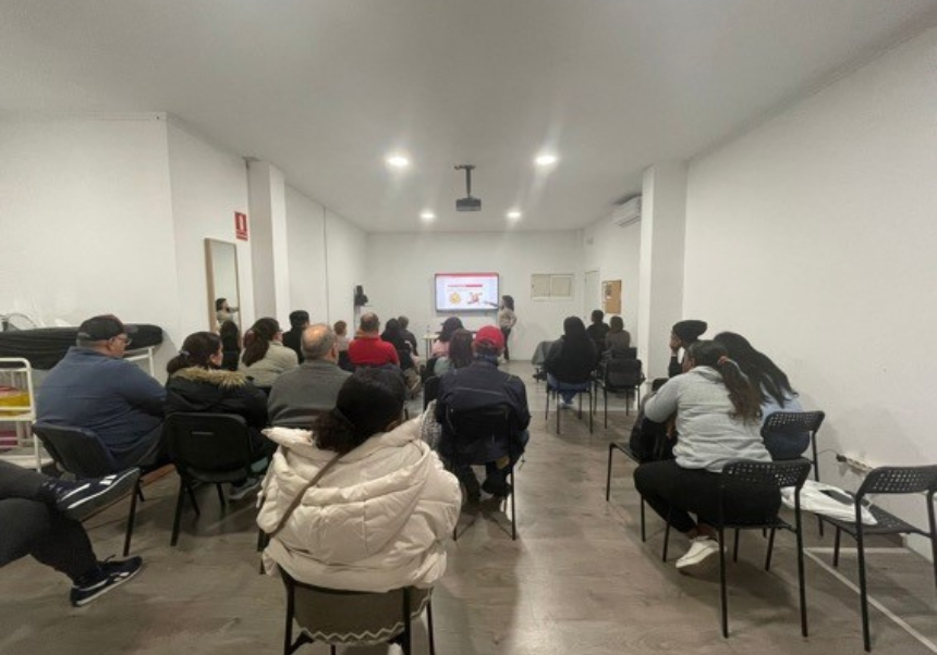 Moment de la sessió