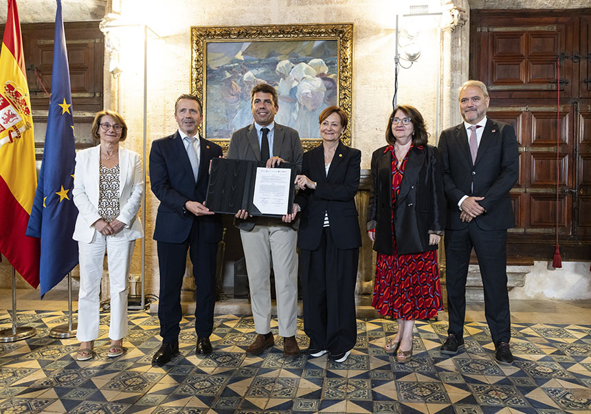 Rectoras, rectores y presidente de la GVA