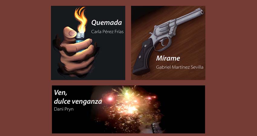 Un encendedor, una pistola y fuegos artificiales