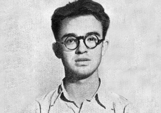 Foto de Vicent Andrés Estellés de joven.