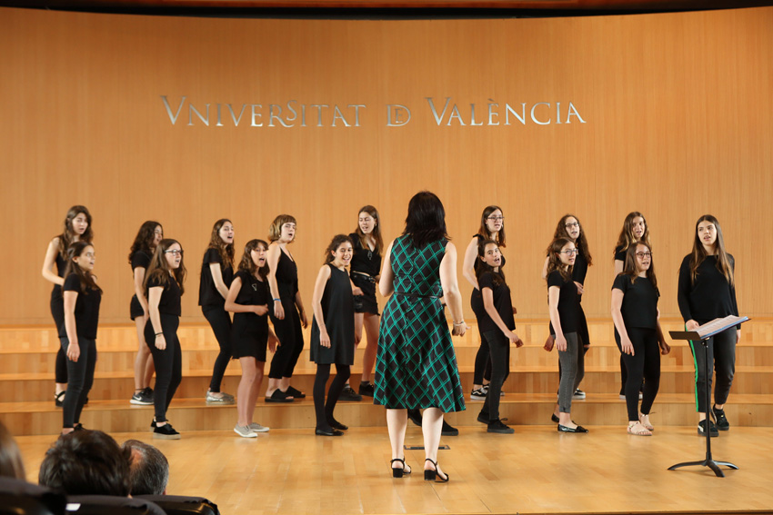 Audició Fi de Curs. Escola Coral La Nau de la Universitat de València. 08/06/2019. Campus de Burjassot. 12.00h