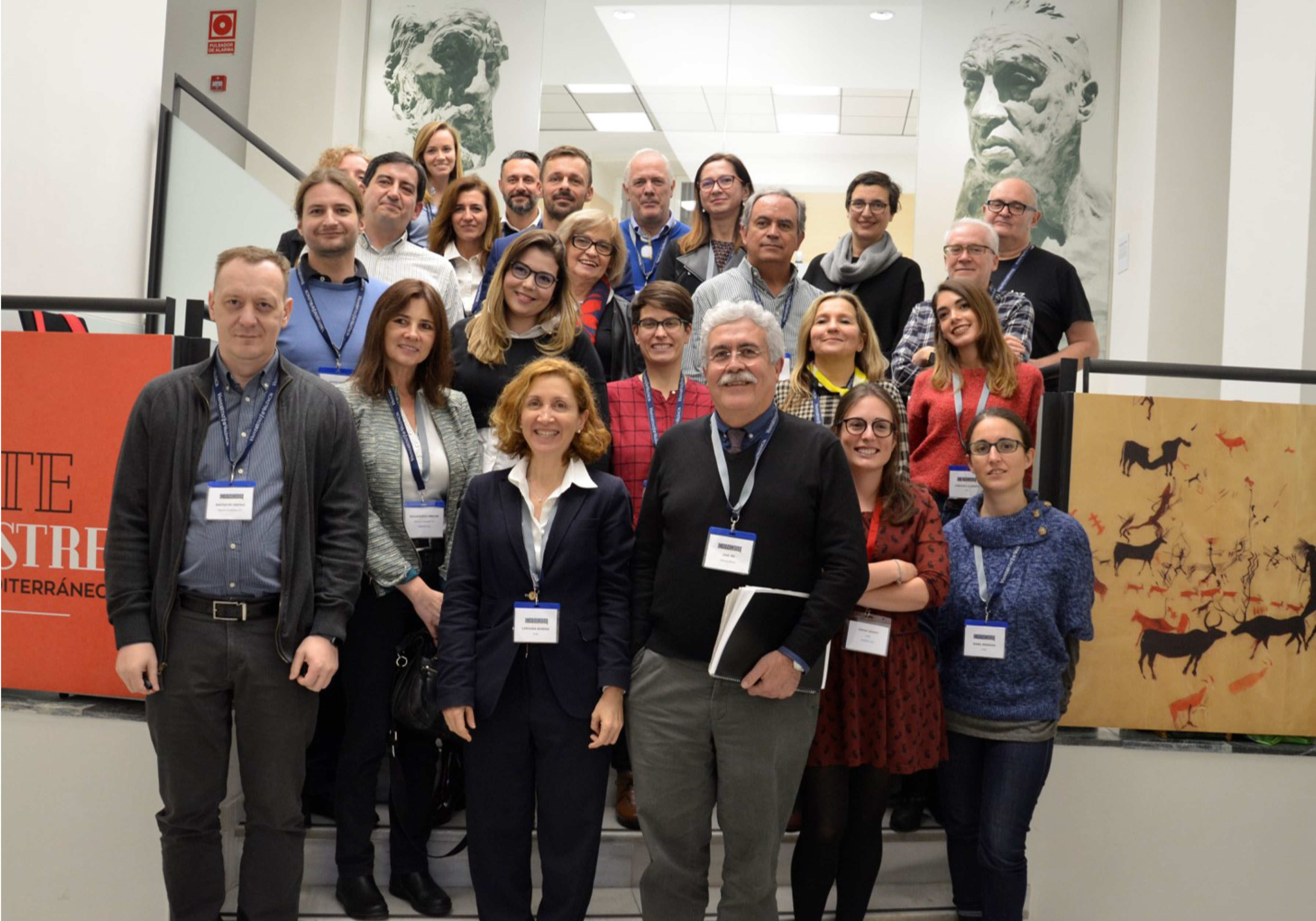 Imagen de grupo de los asistentes a la reunión
