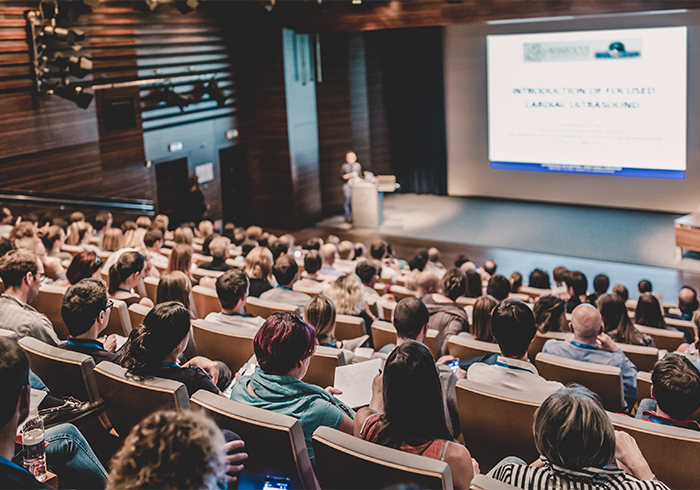 Presentation in the auditorium