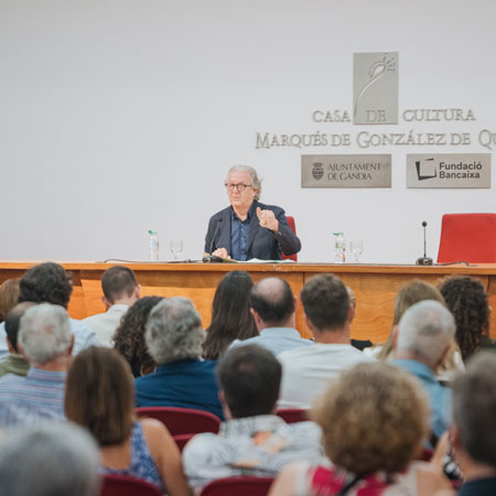 Joan Romero durante la presentación