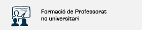 S'obrirà una nova finestra. Formació professorat no universitari