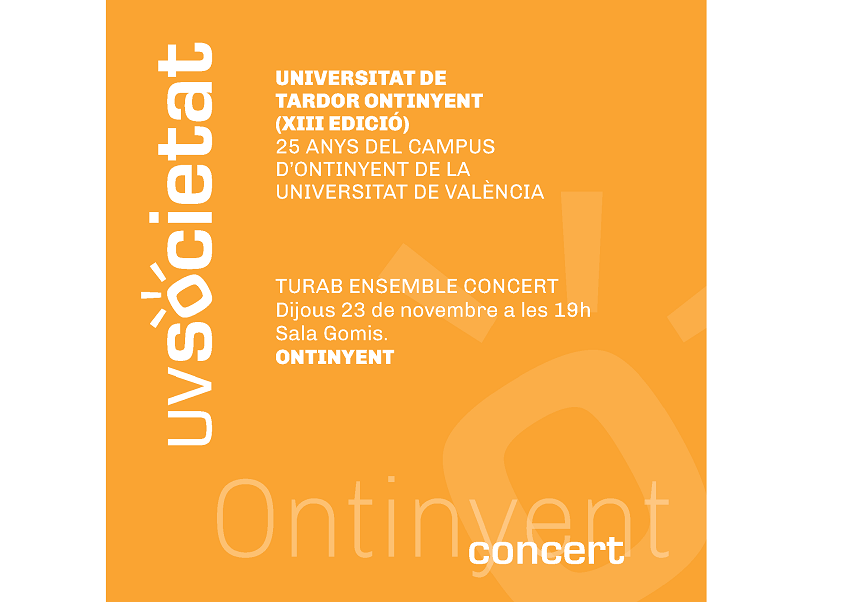 Cartel informativo concierto