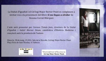 Invitació presentació del llibre