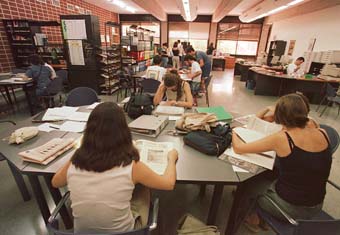 Imatge d'arxiu d'estudiants.
