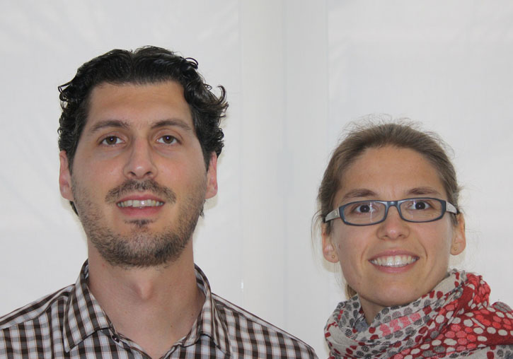 Javier Molina, full professor from the Department of Teaching of Musical, Visual and Corporal Expression; and Ana Queralt, professor from the Department of Nursing from the Universitat de València.
