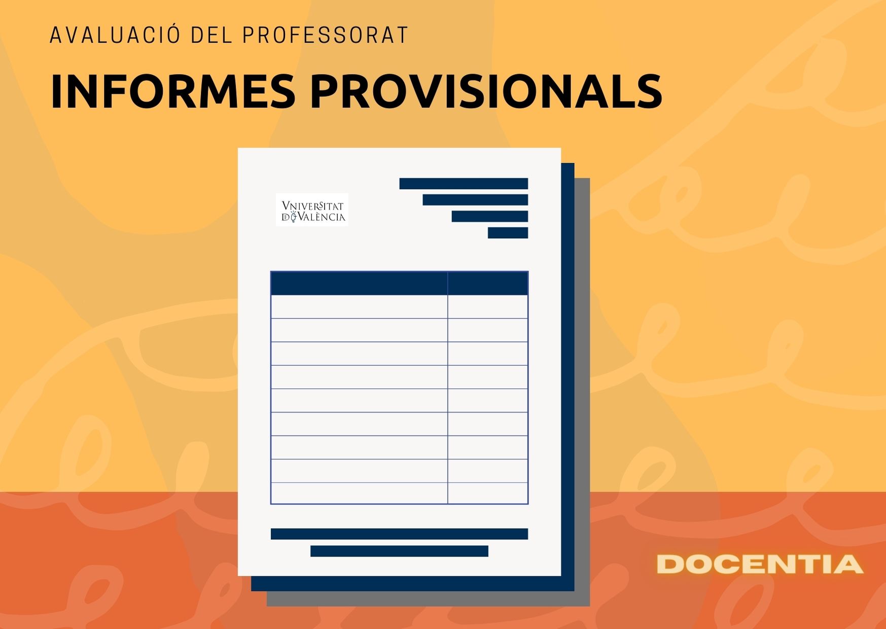 Informe provisional DOCENTIA