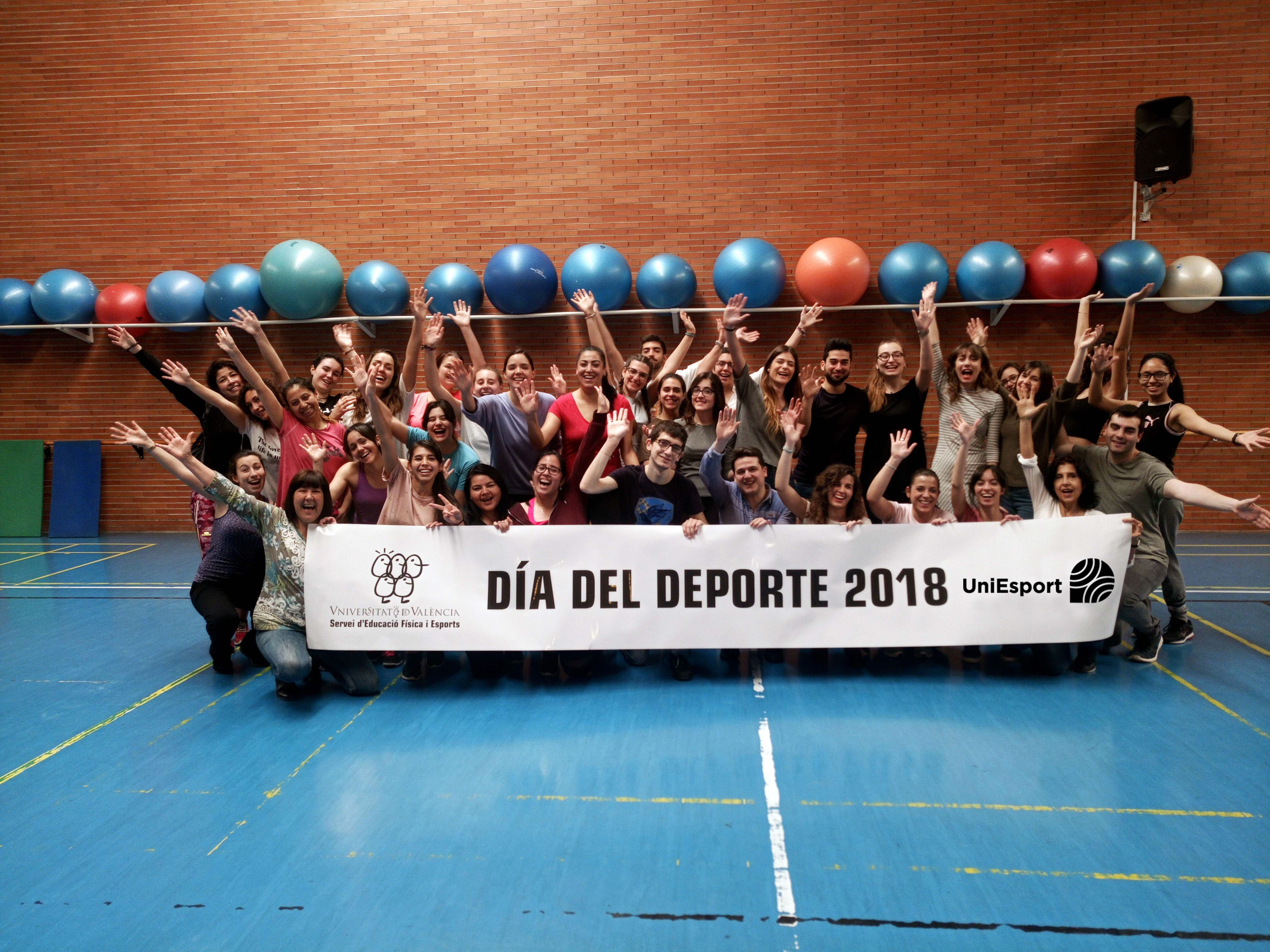 Participantes en el Día del Deporte 2018.