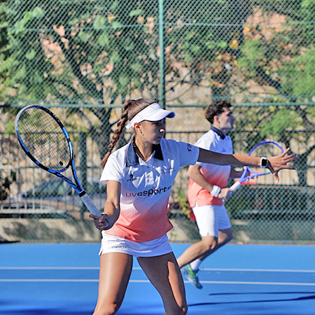 Jugadora de tenis UV
