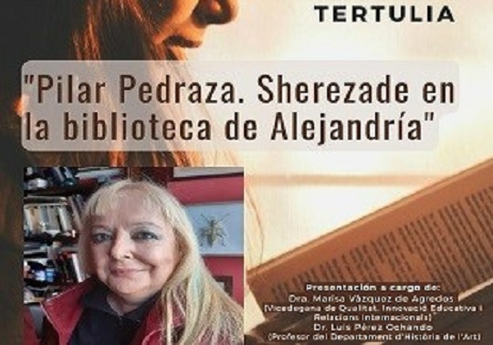 Mujeres escritoras: tertulia con Pilar Pedraza el 4 de mayo.