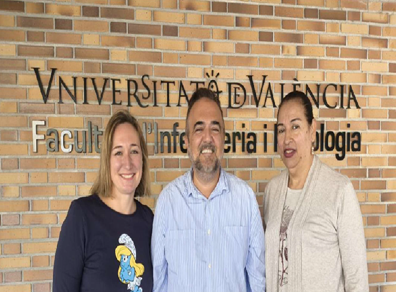 Autors del treball. Pilar Pérez-Ros, Ayde Rios-Corral i Omar Cauli