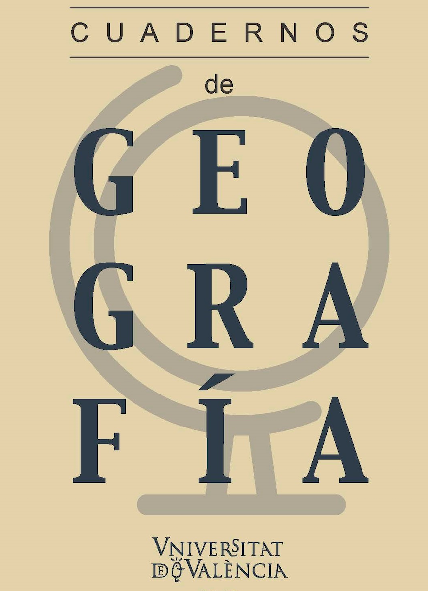 Ya está disponible el número 103 de la revista Cuadernos de Geografía de la Universitat de València