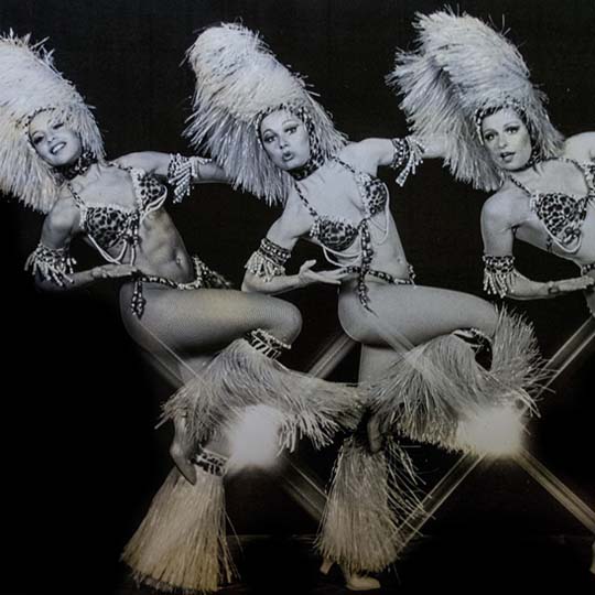 Three women dancing
