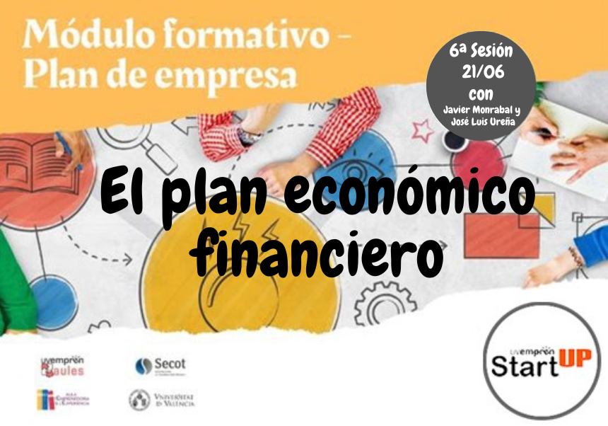 Cartel sexta sesión Módulo Formativo - Plan de empresa impartido por SECOT