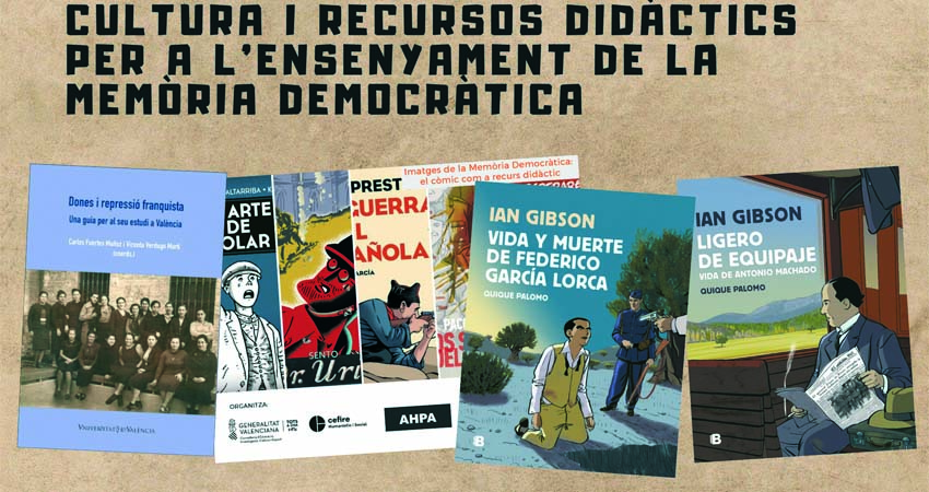 Detall del cartell, portades de llibres