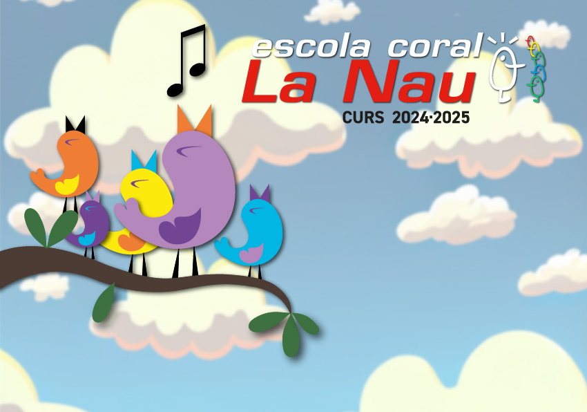 Brochure of the Choral School of La Nau (UV)