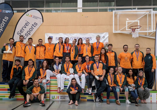 El equipo de taekwondo de la Universitat, campeón autonómico.