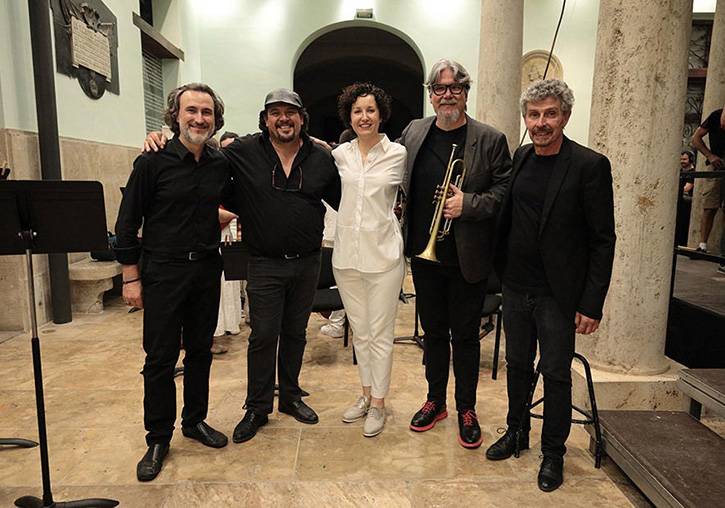 Beatriz Fernández Aucejo with David Pastor Quartet at La Nau.