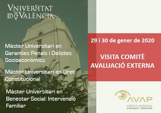 Visita del comité de evaluación externa de másteres