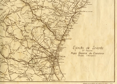 Mapa de la guerra civil