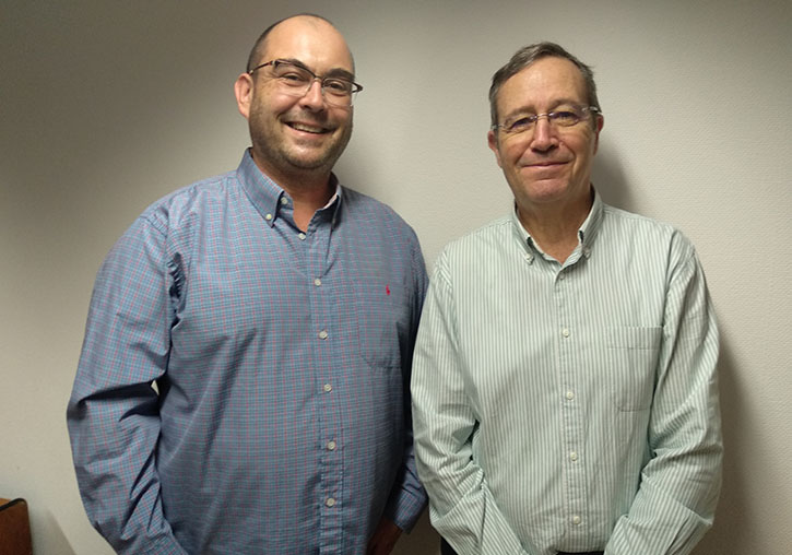 Jesús Rodríguez Díaz (izquierda) y Javier Buesa