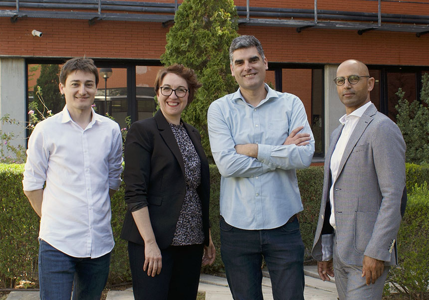 The EpiDisease team with its director, Jose Luis García Giménez (second right)