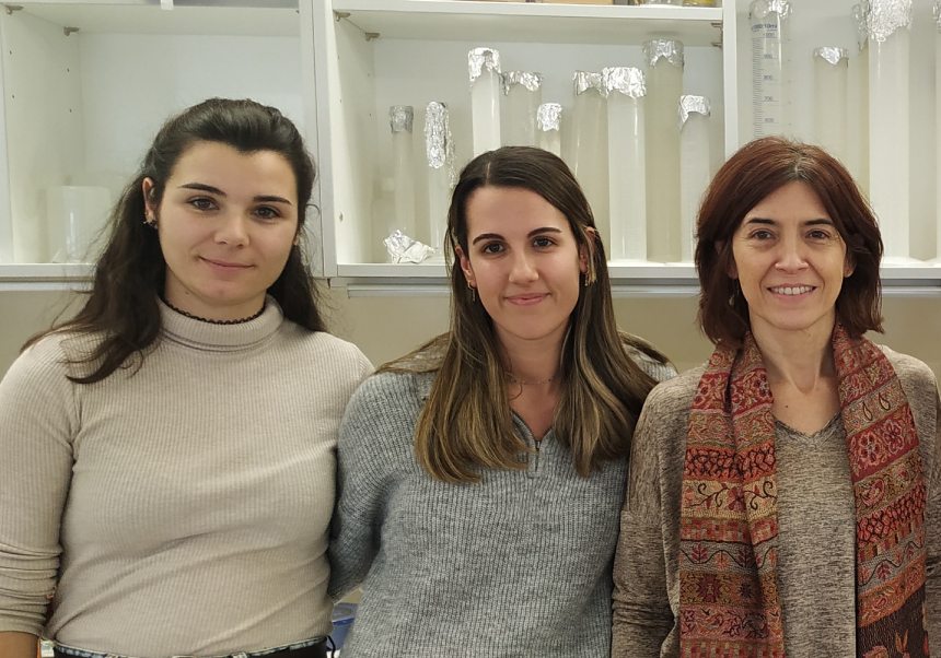 Vanessa Bernal,Marina Barba-Aliaga and Paula Alepuz