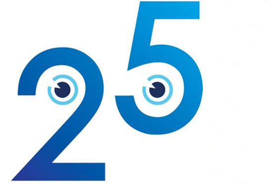 25th anniversary logo