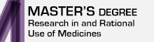 Master's Degree in Research in and Rational Use of Medicines