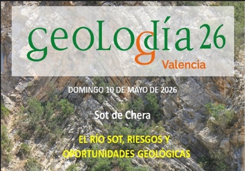 Geolodía 2026 de la província de València: “El río Sot: riesgos y oportunidades geológicas”